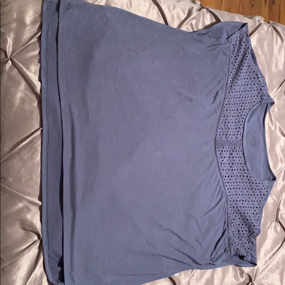 Steel gray blouse
